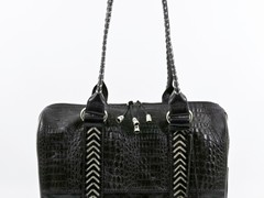 120 baul en croco negro